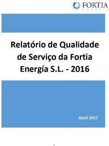 Icon of Relatorio Qualidade De Servicio Da Fortia Energia 2016