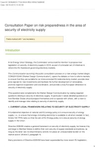 Icon of 2015 10 Answer FORTIA Public Consultation On Security Of Supply