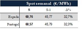 Icon of TABLA PRECIOS SPOT SEMANAL